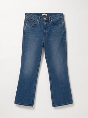 Tory Burch Medium Blue Flare Jeans